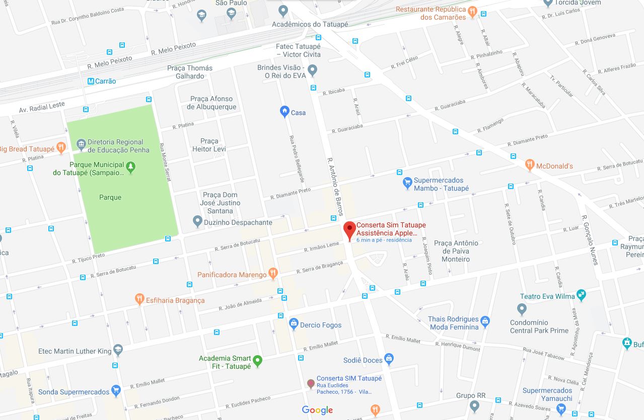 Onde Estamos Tatuapé Carrão Vila Formosa Penha Guarulhos